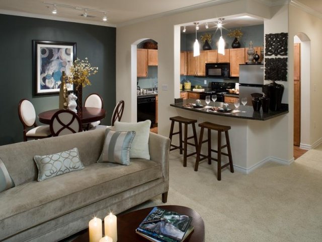 Spacious living room