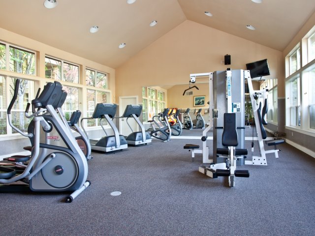 Workout in the Two On-Site Fitness Centers