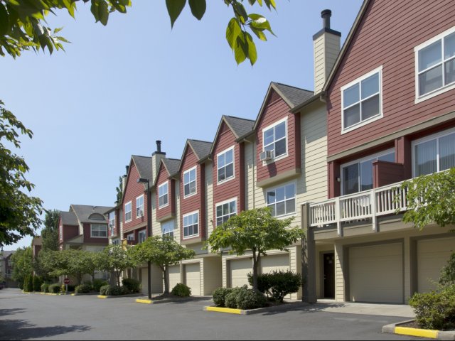 Secluded townhomes