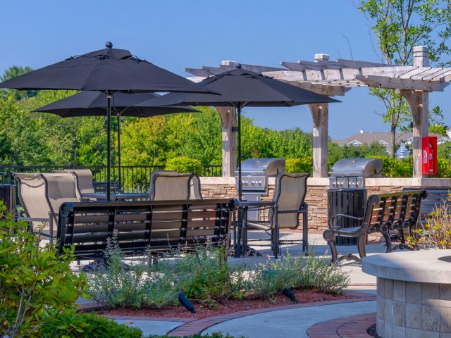 Enjoy our outdoor patio with premium grilling equipment
