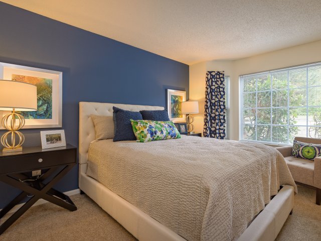 Spacious bedrooms offer the perfect retreat after a long day