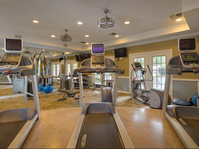 Our fitness center offers a variety of ways to keep on track with your personal fitness goals