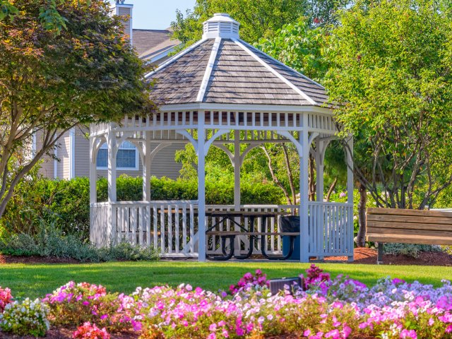 Beautifully landscaped grounds help make you feel close to mother nature