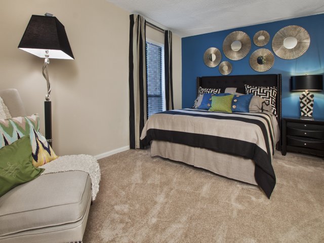Spacious bedroom for a restful nights sleep