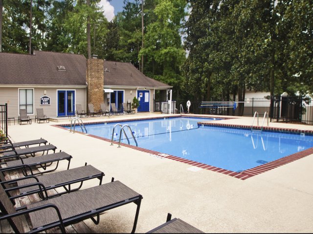 Serene pool to relax and escape