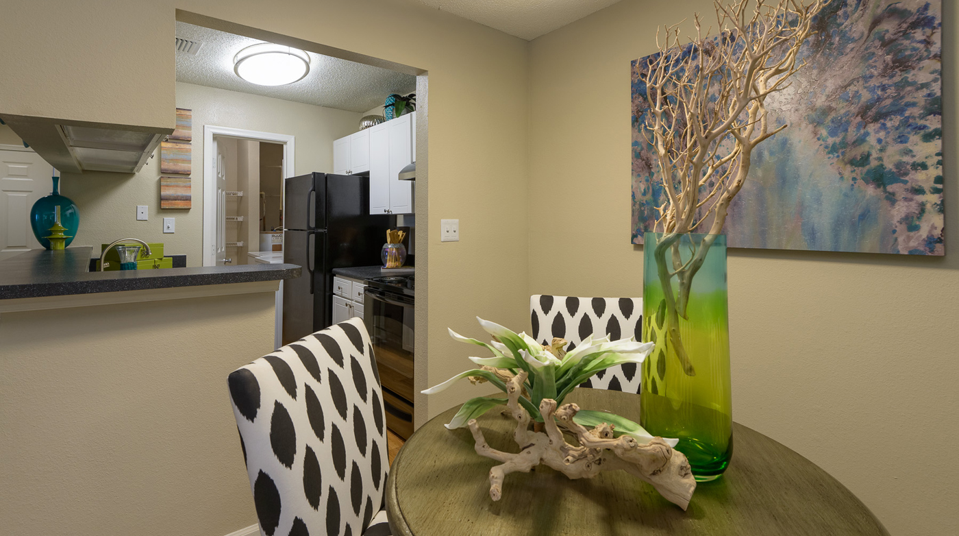 Private dining areas