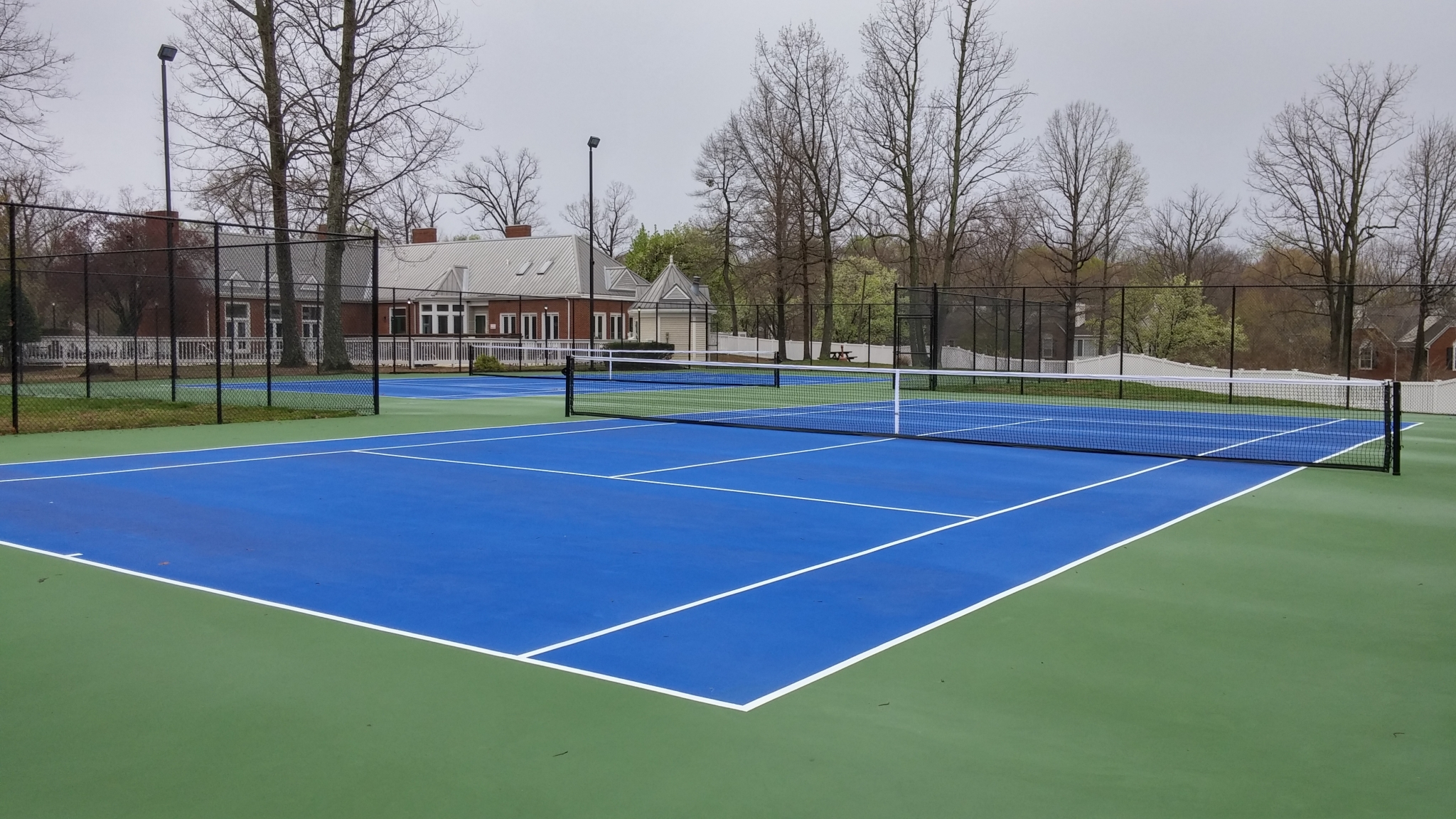 Brand new tennis courts