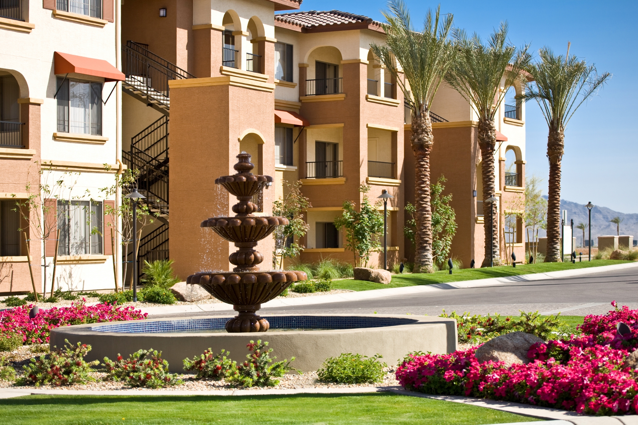 Fountain at Serafina Apartments in Goodyear, AZ