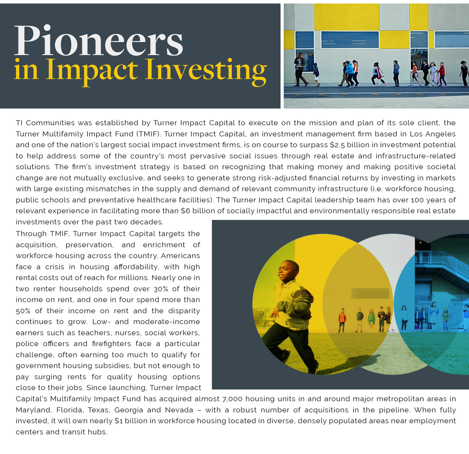 Pioneers in Impact Investing